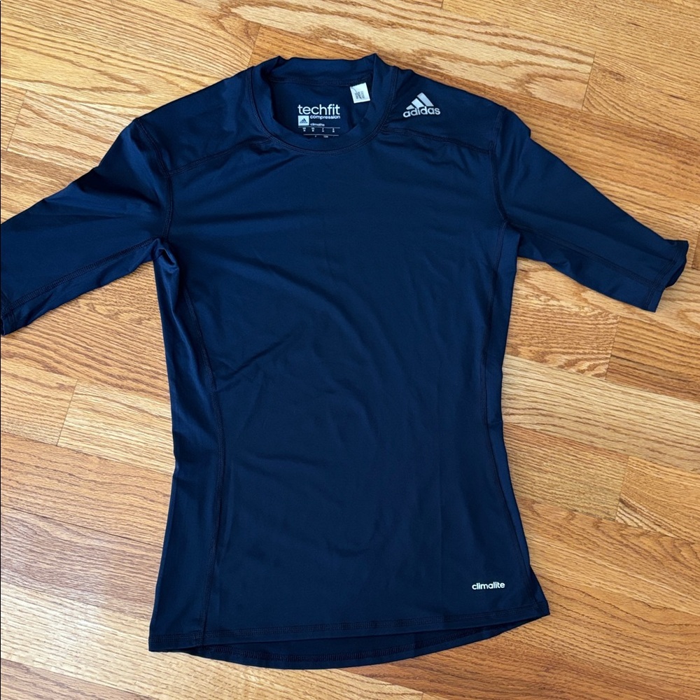 adidas Navy Blue Short Sleeve Tee